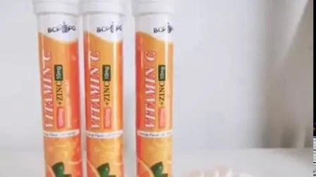 Atacado Suplemento Alimentar de Alta Qualidade Vitamina C Zinco Comprimido Efervescente